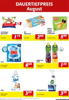 Vorschau Nah und Frisch Dauertiefpreis August gültig ab 01.08.2025