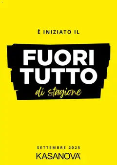 Anteprima Volantino Kasanova	 valida dal 16/09/2025