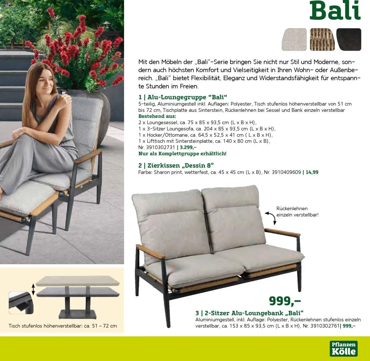Pflanzen-Kölle Gartenmöbel Katalog 2025 - Seite 3 - gültig ab 22.01.2025