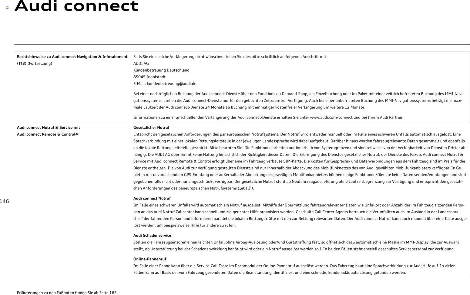 Audi A6 - Seite 146 - gültig ab 28.10.2025