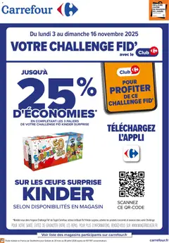 Aperçu Carrefour Votre challenge fid avec le club valable à partir du 03/11/2025