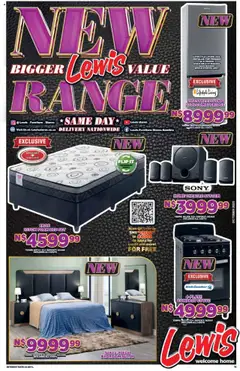 Preview Lewis Stores - Namibia Specials valid from 01/10/2025