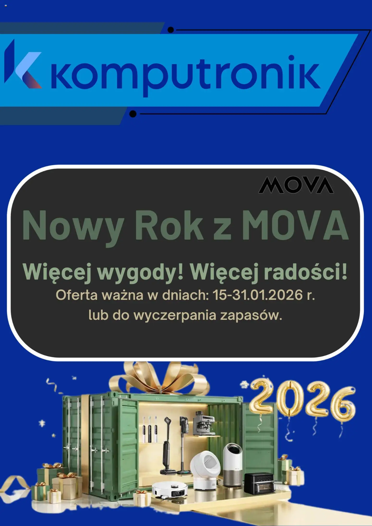 Komputronik promocje - strona 1- ważny od 15.01.2026