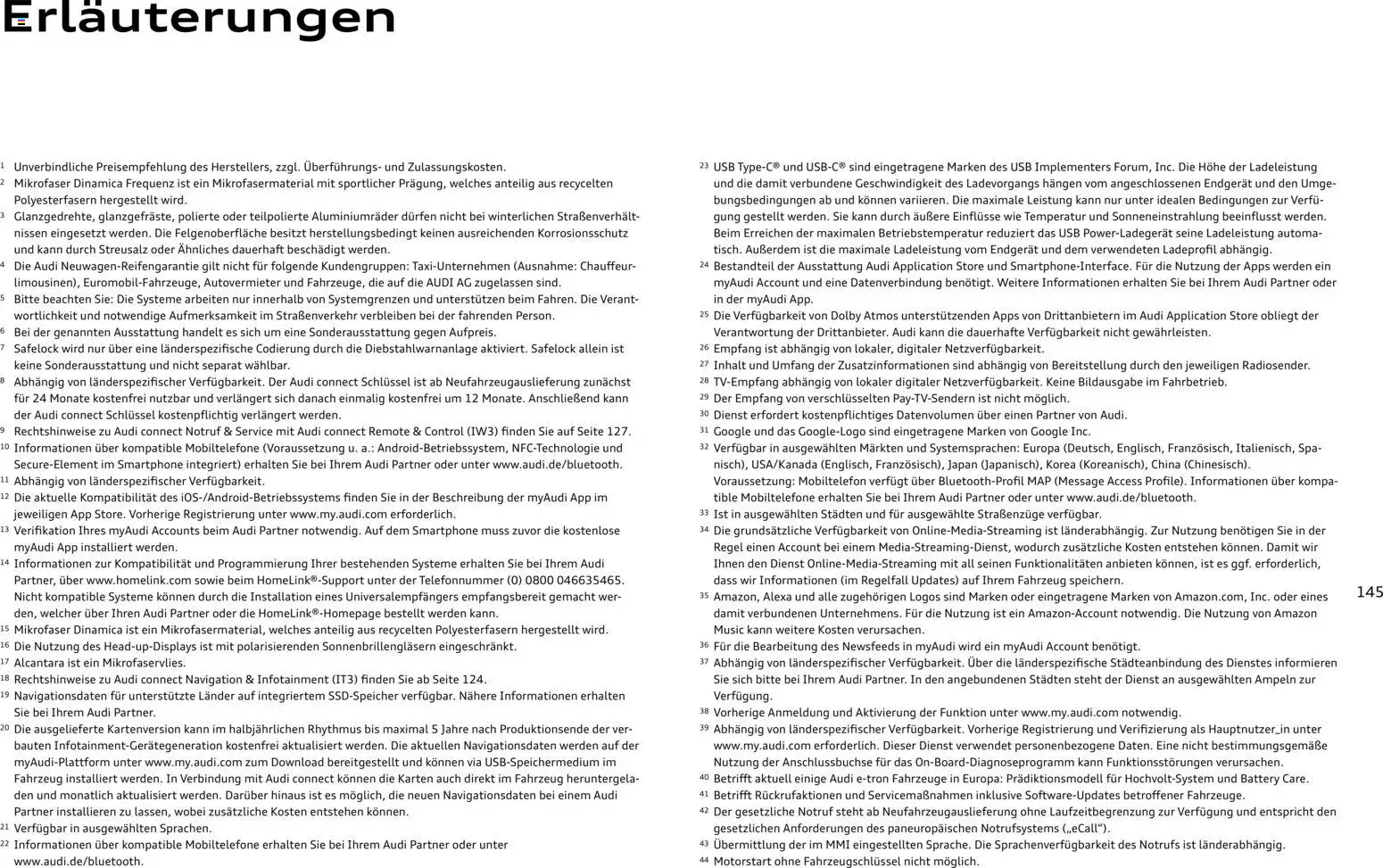 Audi Q7 - Seite 145 - gültig ab 28.10.2025