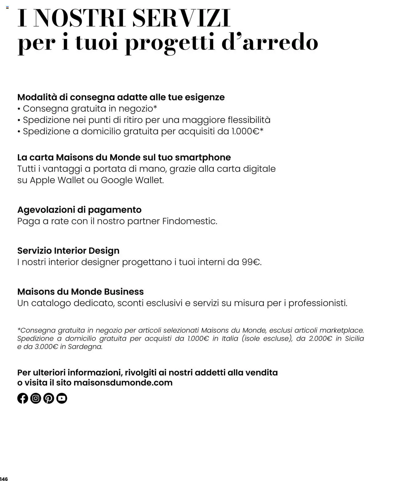 Volantino Maisons du Monde	 - pagina 146 - valido dal 27/08/2025