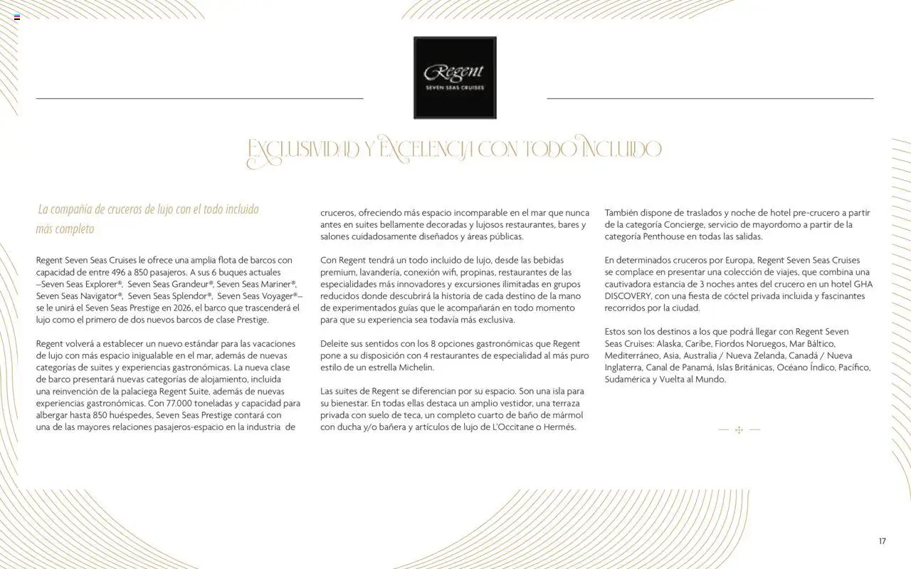 Viajes El Corte Inglés Cruceros de lujo - Página de 18 - Válido desde 01/01/2025