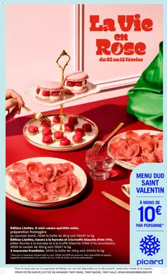 Aperçu Picard Prospectus La Vie en Rose valable à partir du 02/02/2026