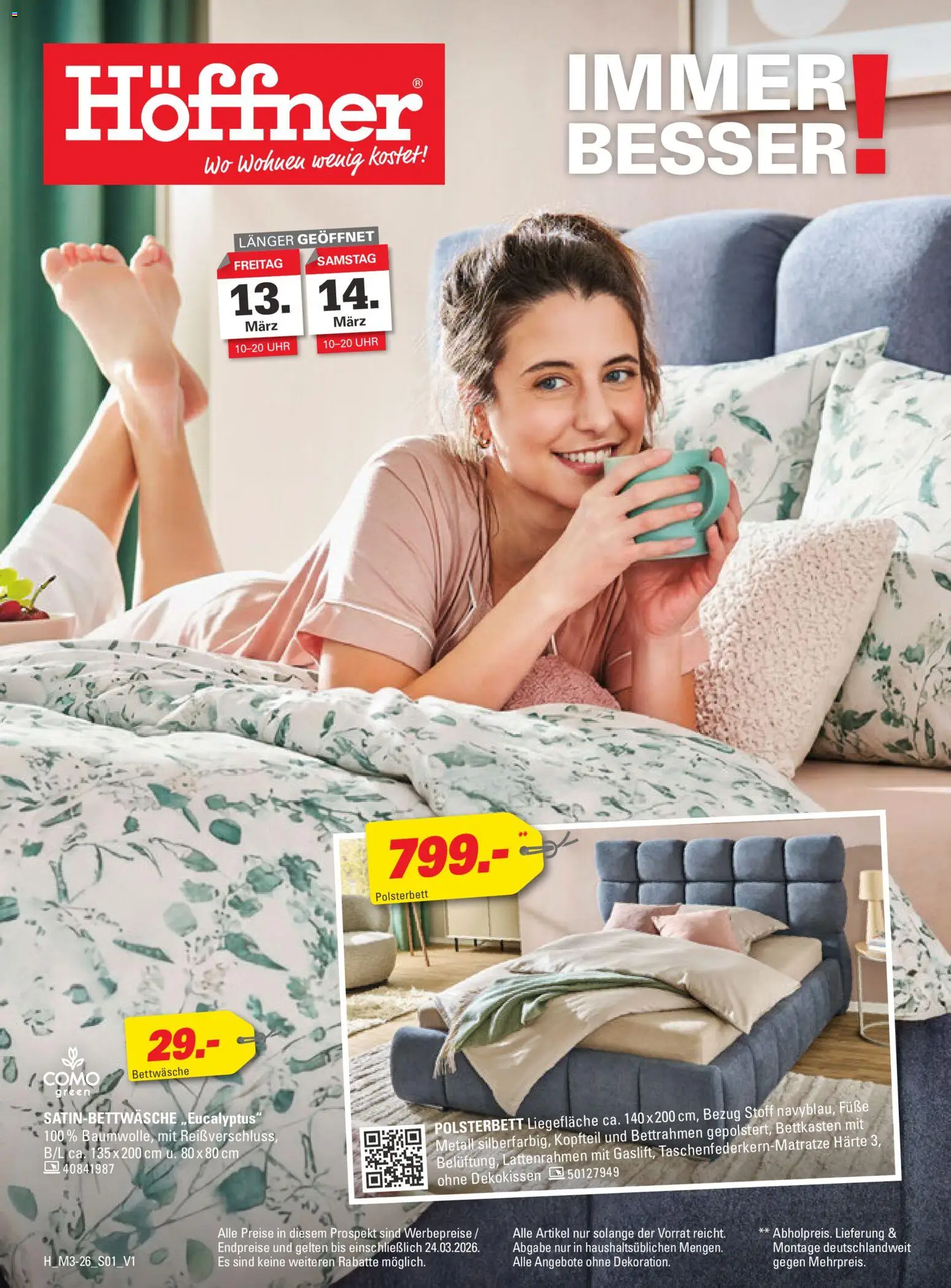 Höffner Prospekt 	 - Seite 1 - gültig ab 11.03.2026