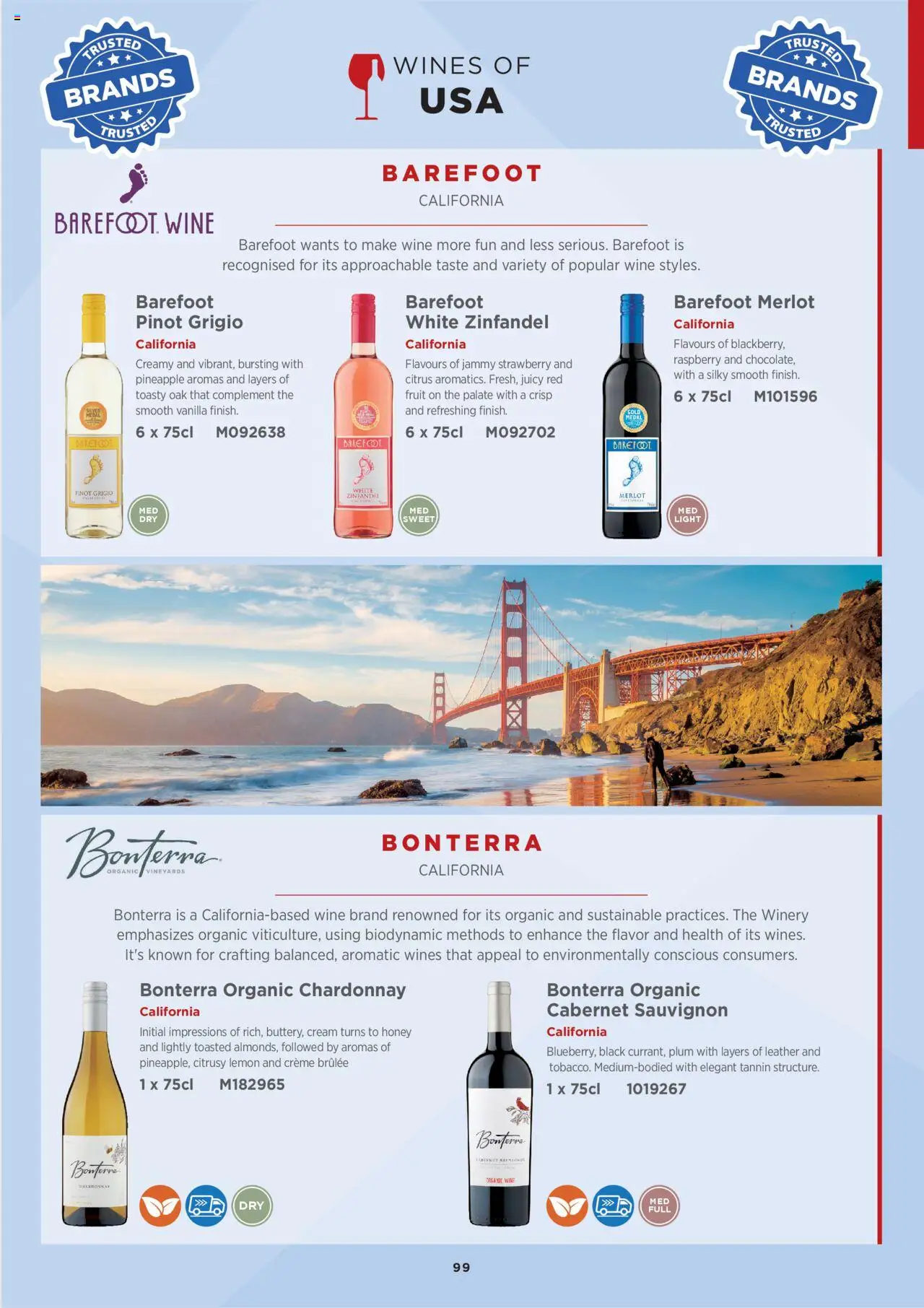 Booker Wholesale - Wine List 2025 - page 99- valid from 07/07/2025