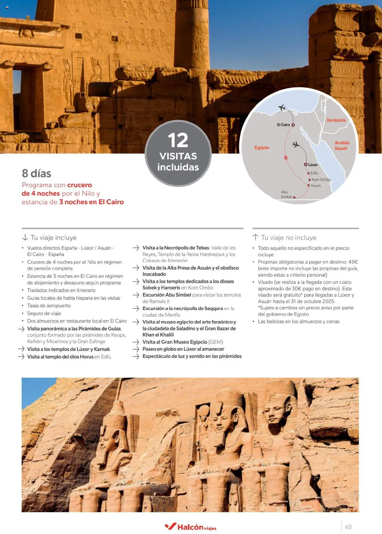 Halcón Viajes Egipto - Página de 63 - Válido desde 01/07/2025