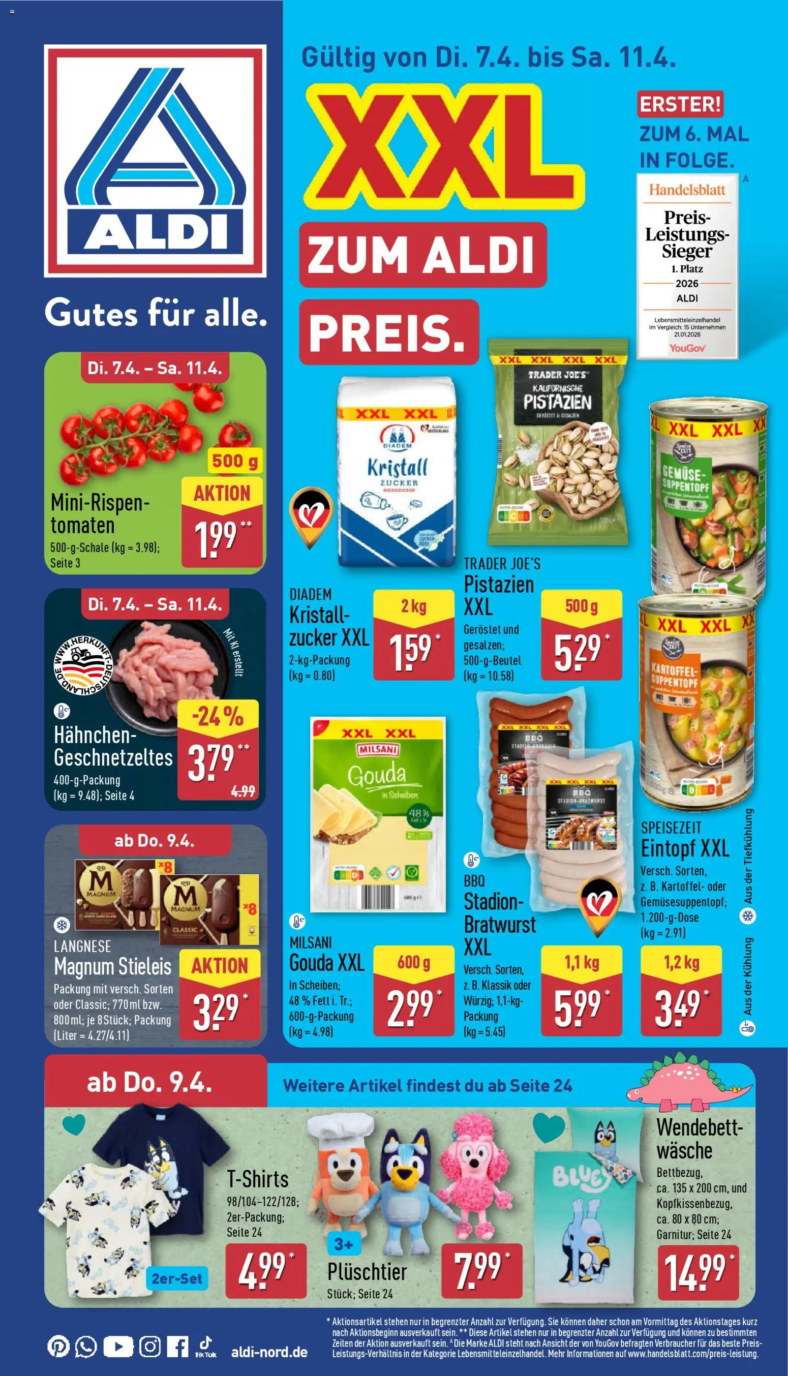 Aldi Prospekt 	 - Seite 1 - gültig ab 07.04.2026