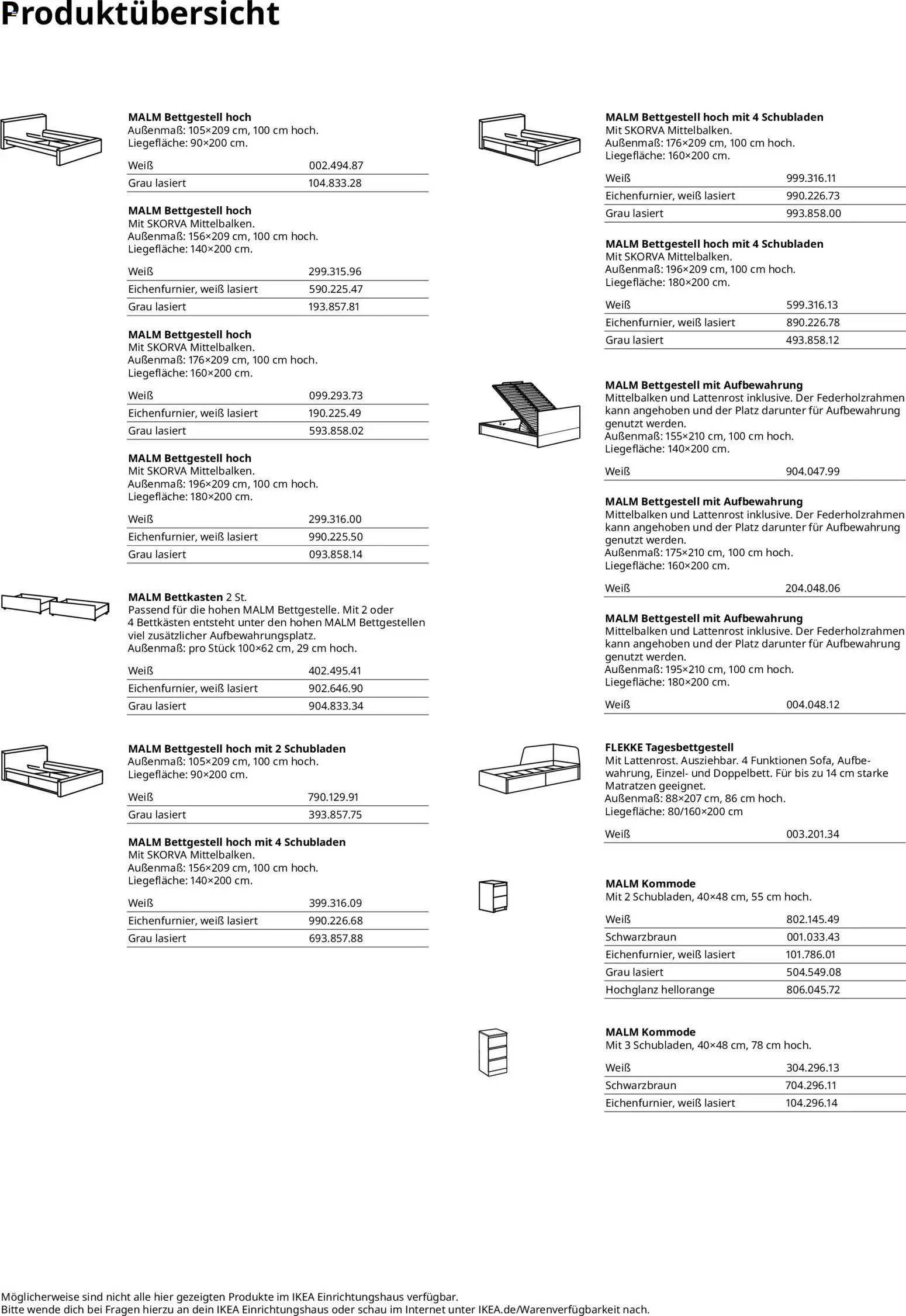 Ikea Schlafzimmerserie - Seite 2 - gültig ab 02.01.2026