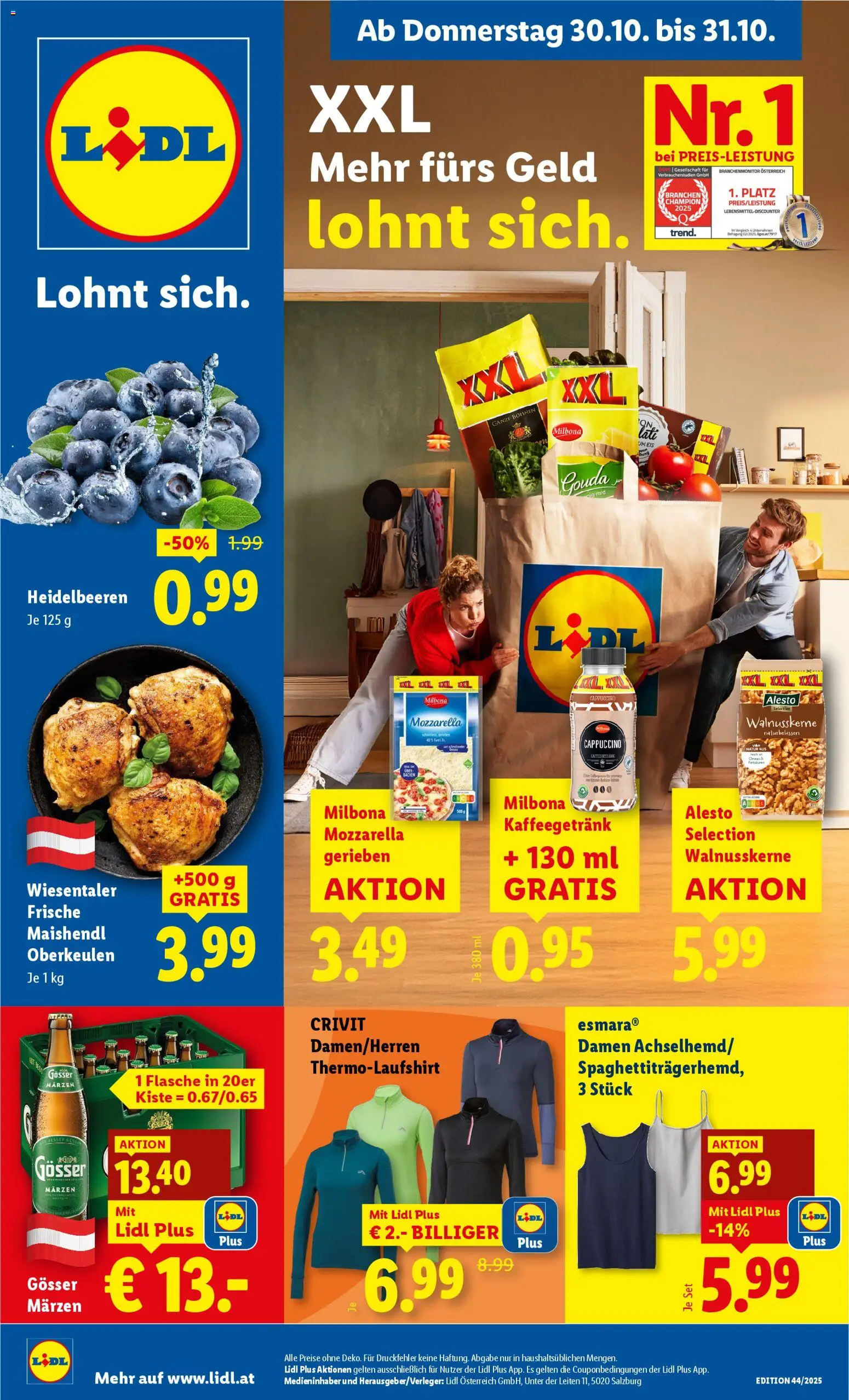 Lidl Flugblatt - Seite 1- gültig ab 30.10.2025