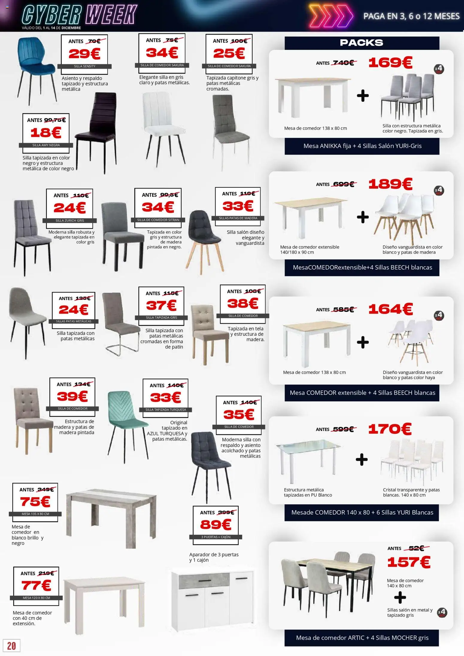 Atrapa Muebles - folleto - Página de 20 - Válido desde 01/12/2025