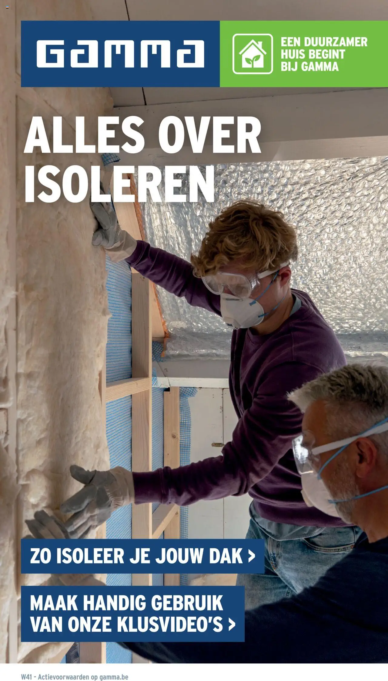 GAMMA Isolatie gids - pagina 1- geldig vanaf 09/10/2024
