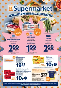 Esikatselu K-Supermarket tarjoukset voimassa alkaen 29/12/2025