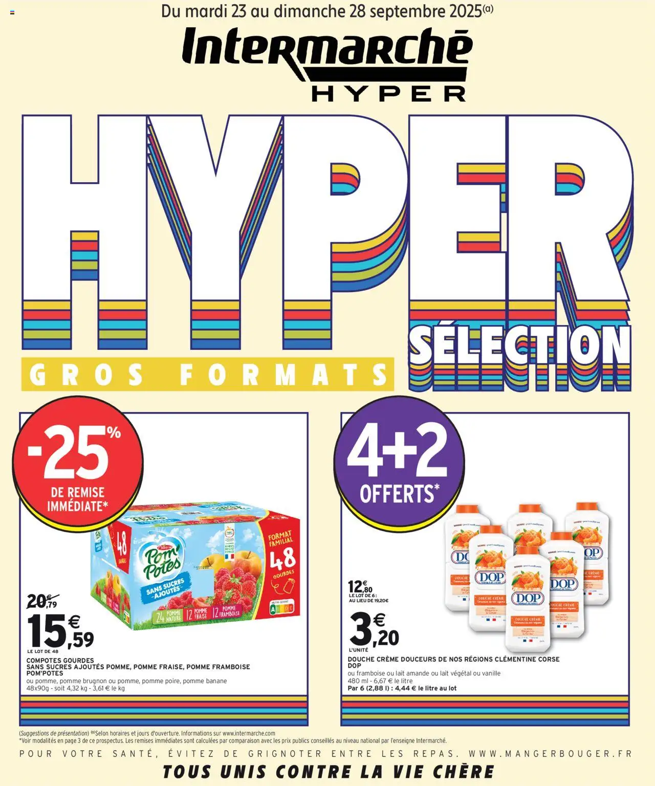 Intermarché - Les gros formats Hyper - page 1 - valable à partir du 23/09/2025