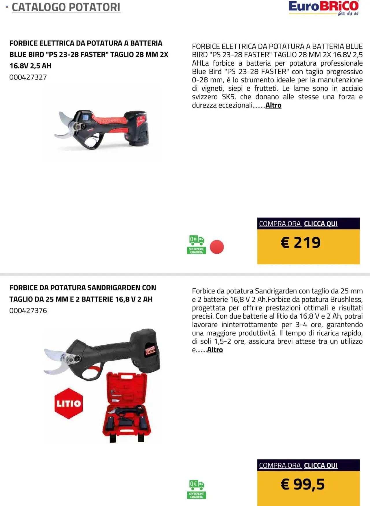 Eurobrico Potatori catalogo - pagina 26 - valido dal 23/07/2025