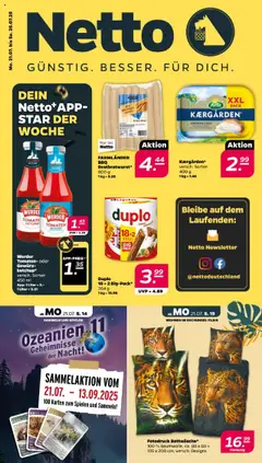 Vorschau Netto Prospekt 	 gültig ab 21.07.2025
