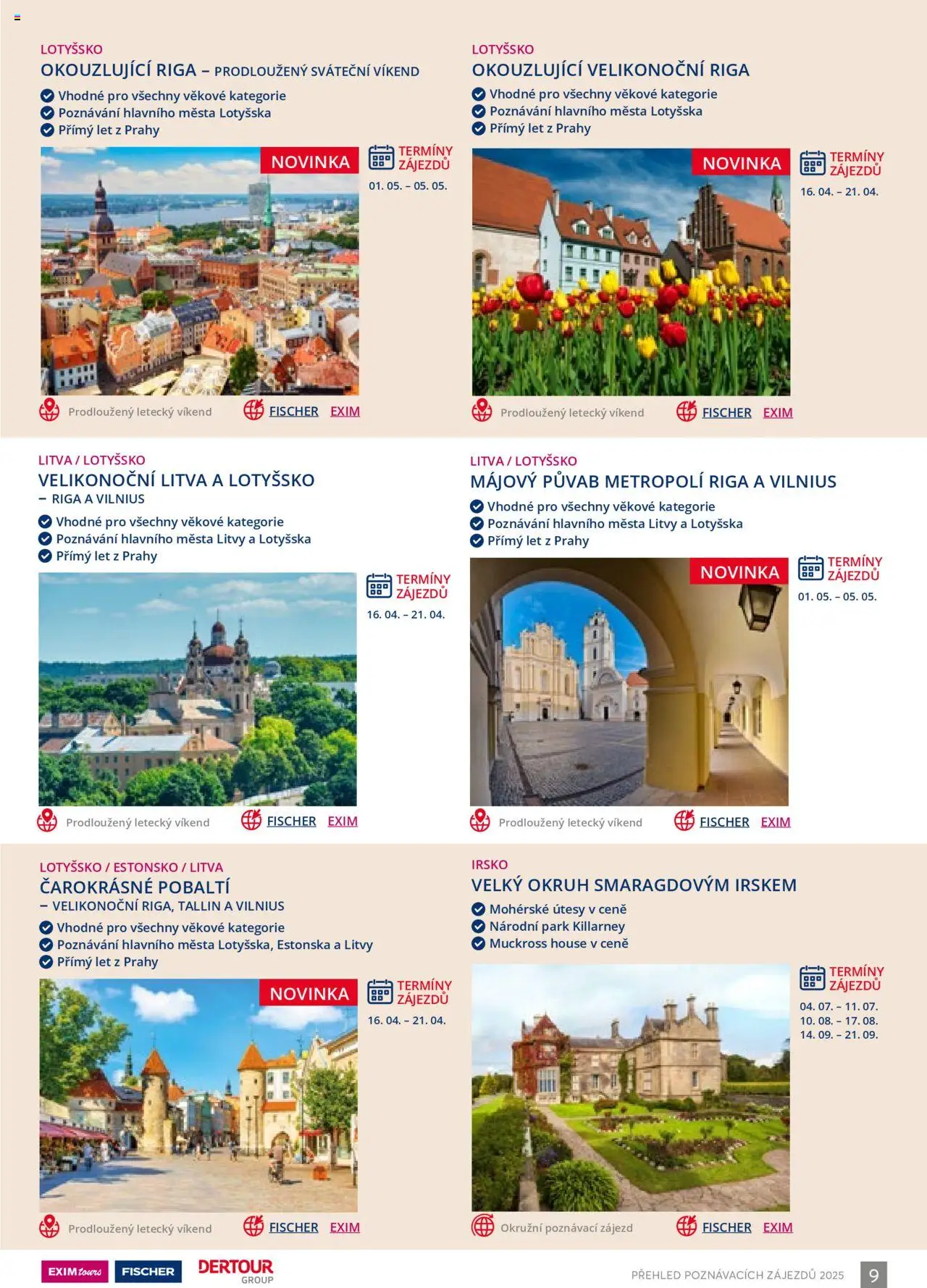 EXIM tours katalog - Poznávací zájezdy - strana 9- platný od 01.01.2025