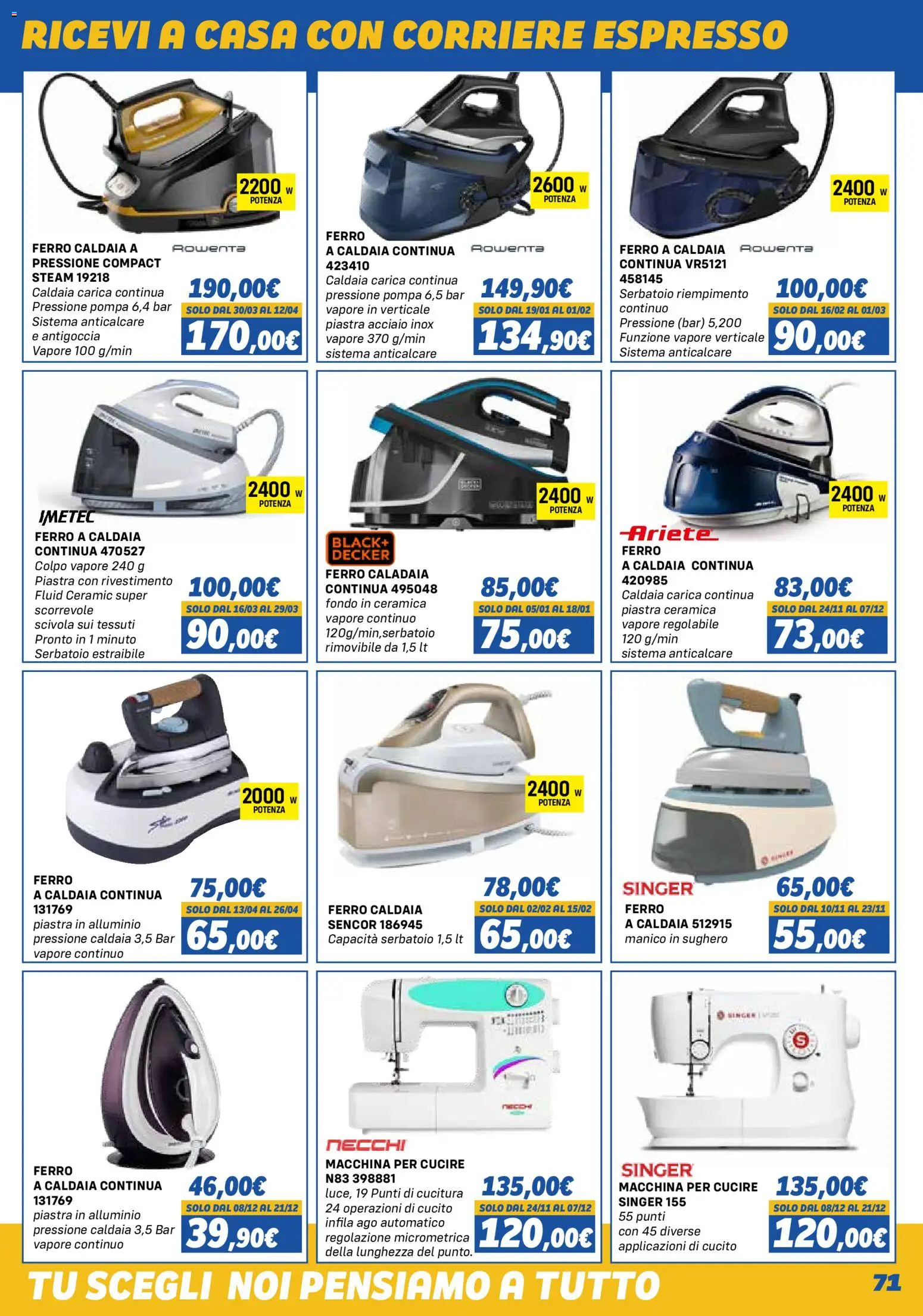 Orizzonte Elettrodomestici catalogo - pagina 71 - valido dal 01/11/2025