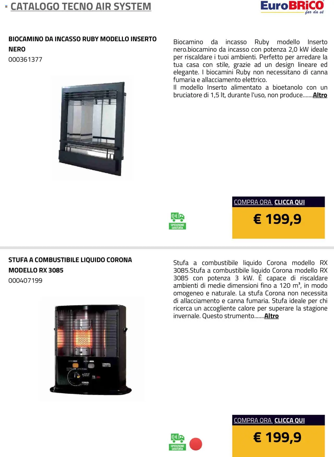 Eurobrico Tecno Air System catalogo - pagina 12 - valido dal 23/07/2025