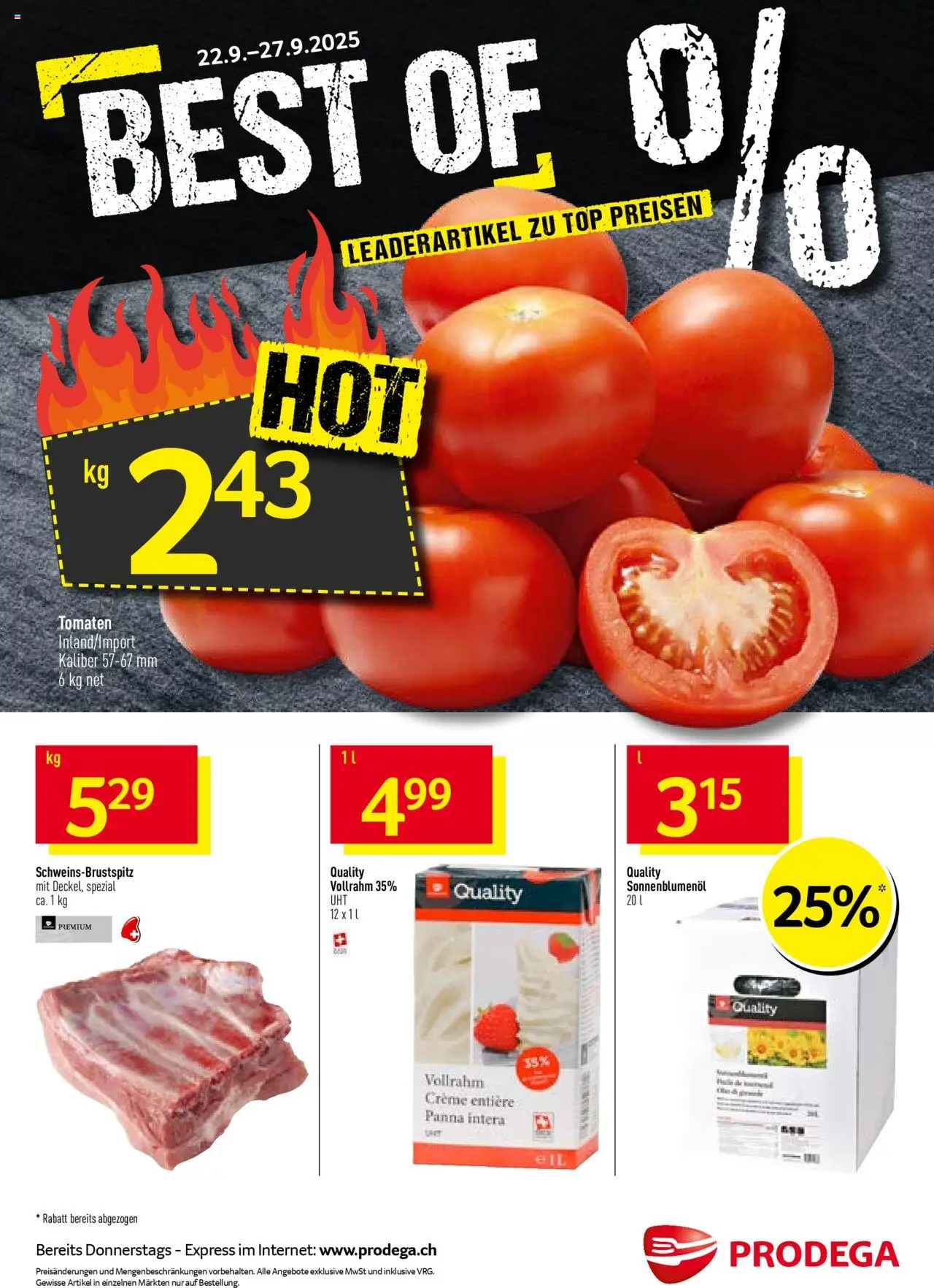 Prodega Aktionen - Seite 1- gültig ab 22.09.2025