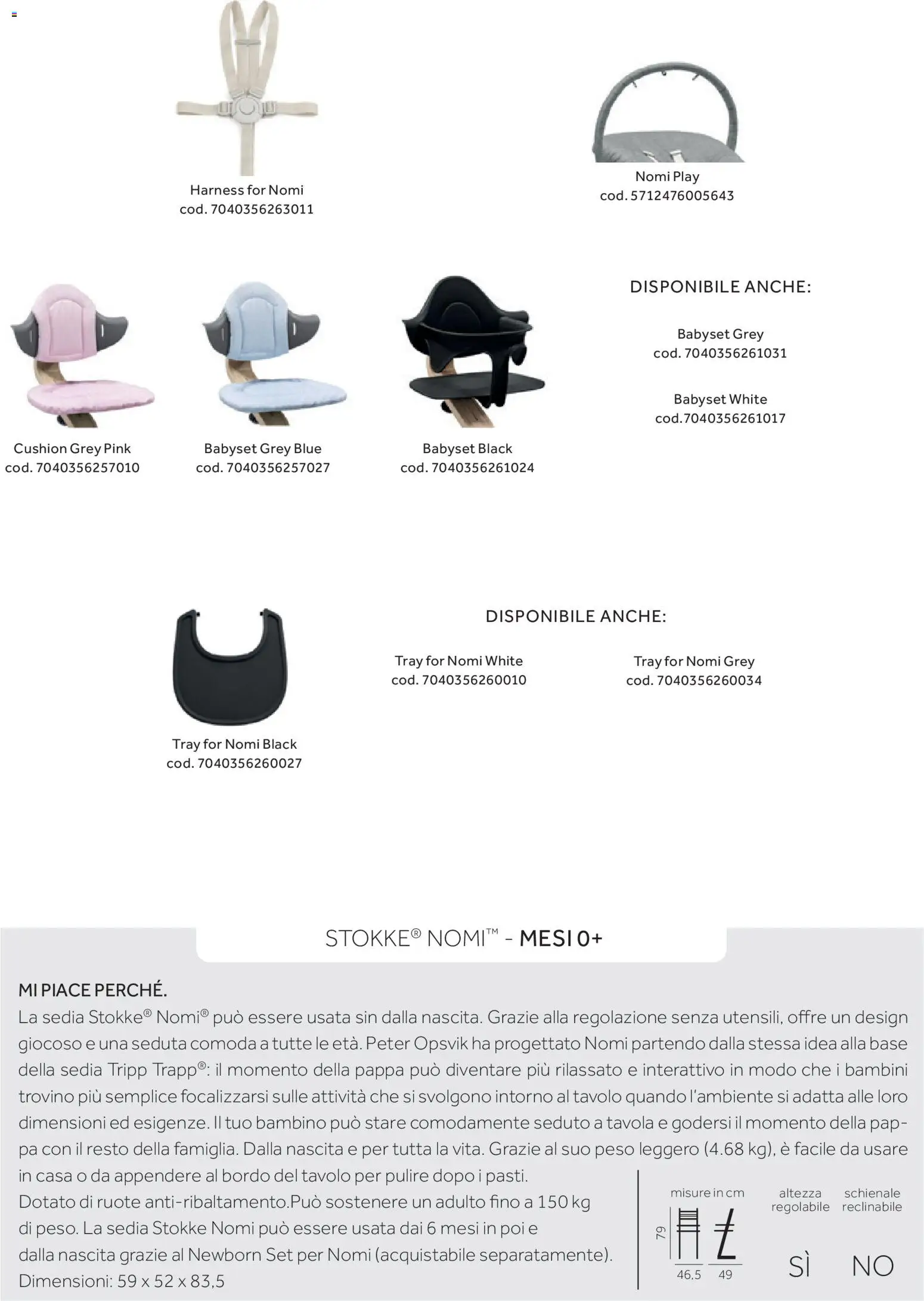 Prenatal Seggioloni catalogo - pagina 30 - valido dal 04/12/2025