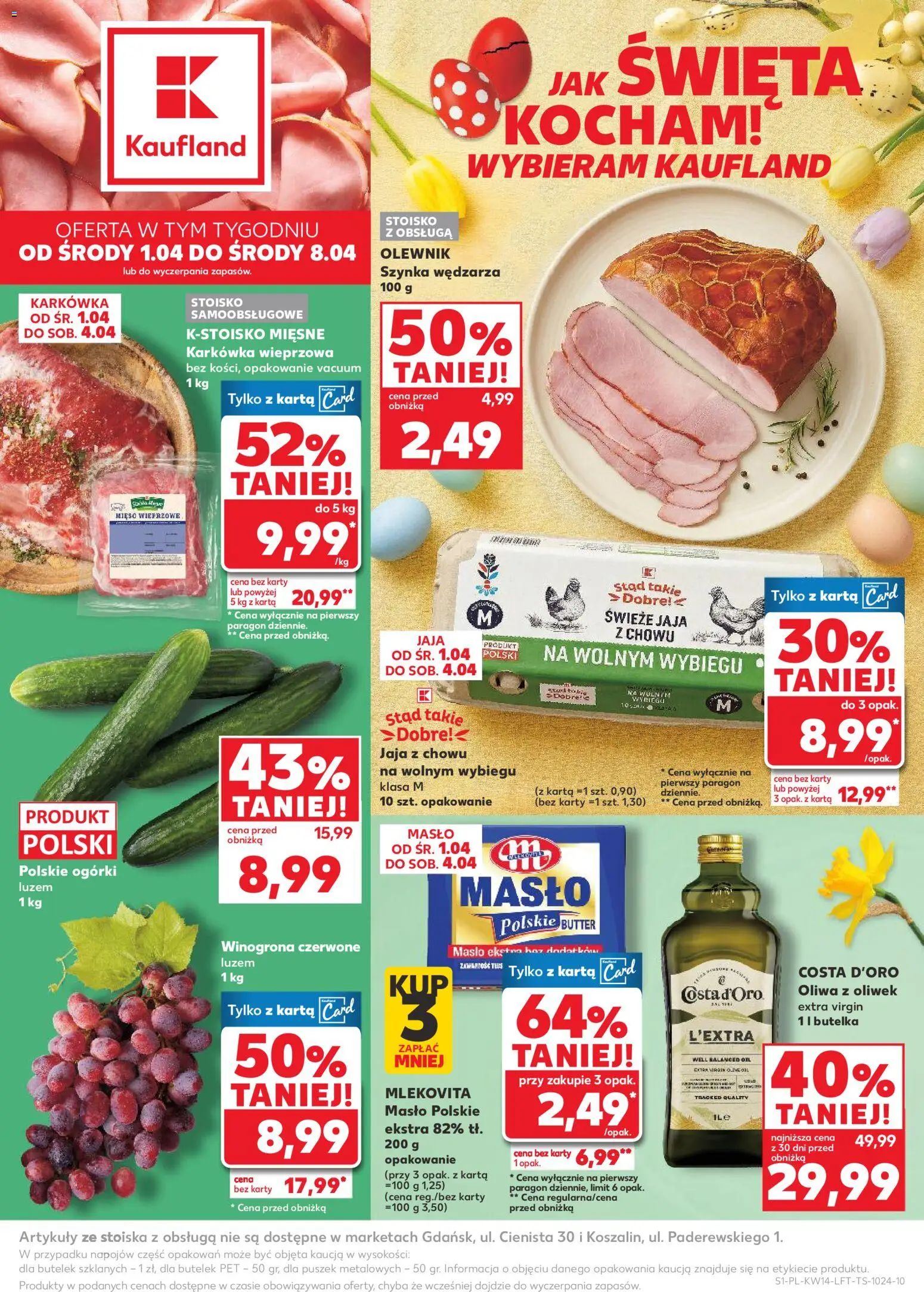 Kaufland gazetka - strona 1- ważny od 01.04.2026