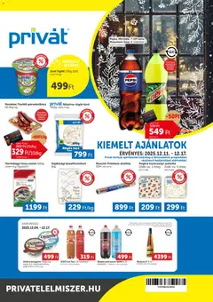 Előnézet PRIVÁT Akciós újság érvényes 2025.12.11.-tól
