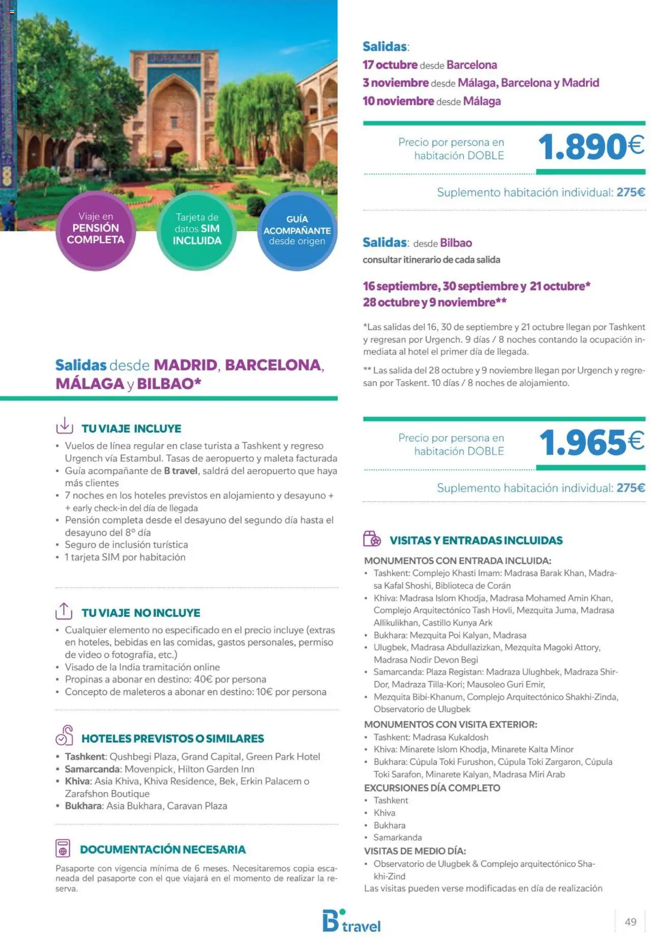 B the travel brand Viajeros Expertos Internacional  - Página de 49 - Válido desde 27/02/2025
