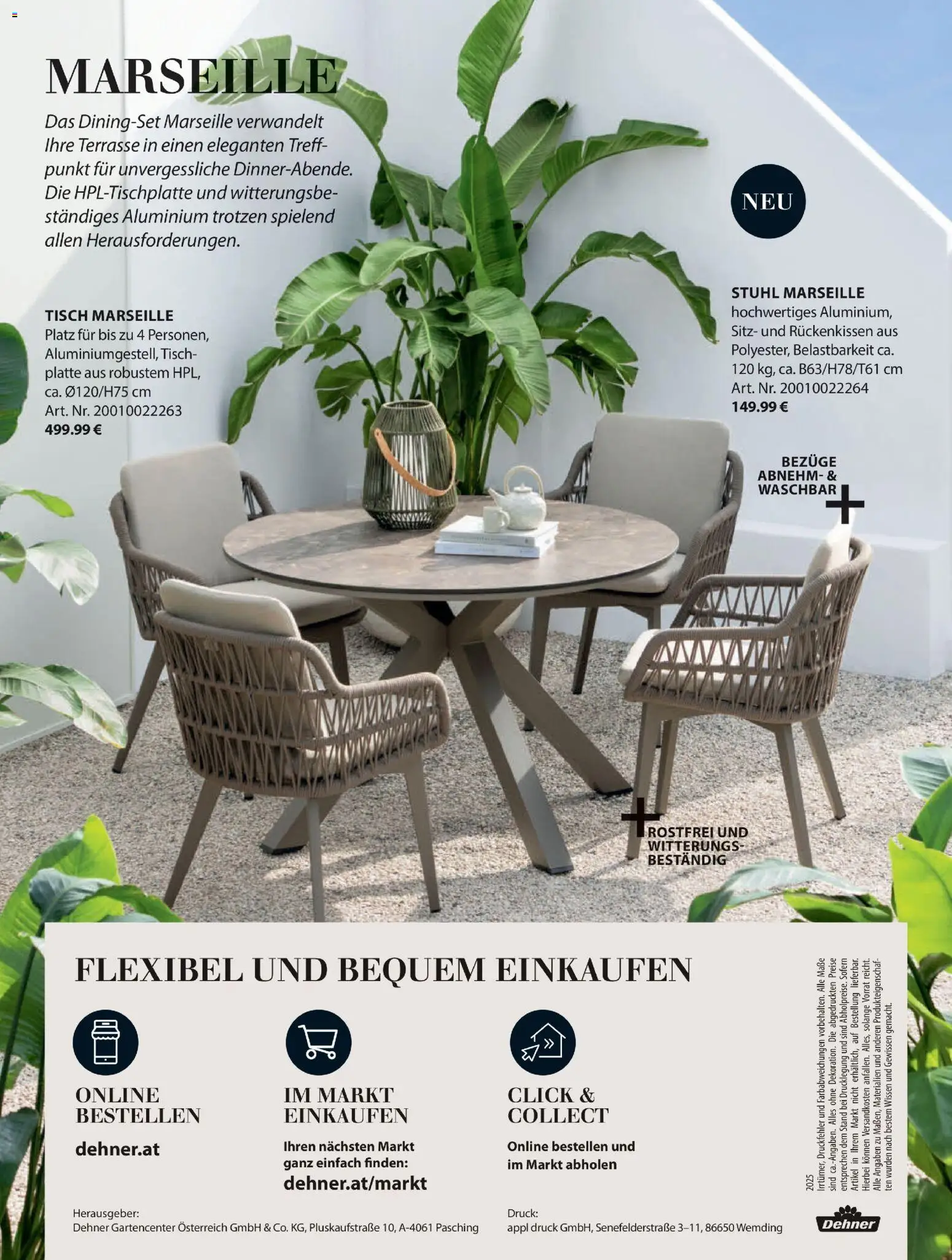 Dehner Gartenmöbel Trends 2026 - page 36- valid from 29.01.2026