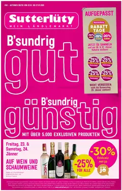 Vorschau Sutterlüty Flugblatt gültig ab 22.01.2026
