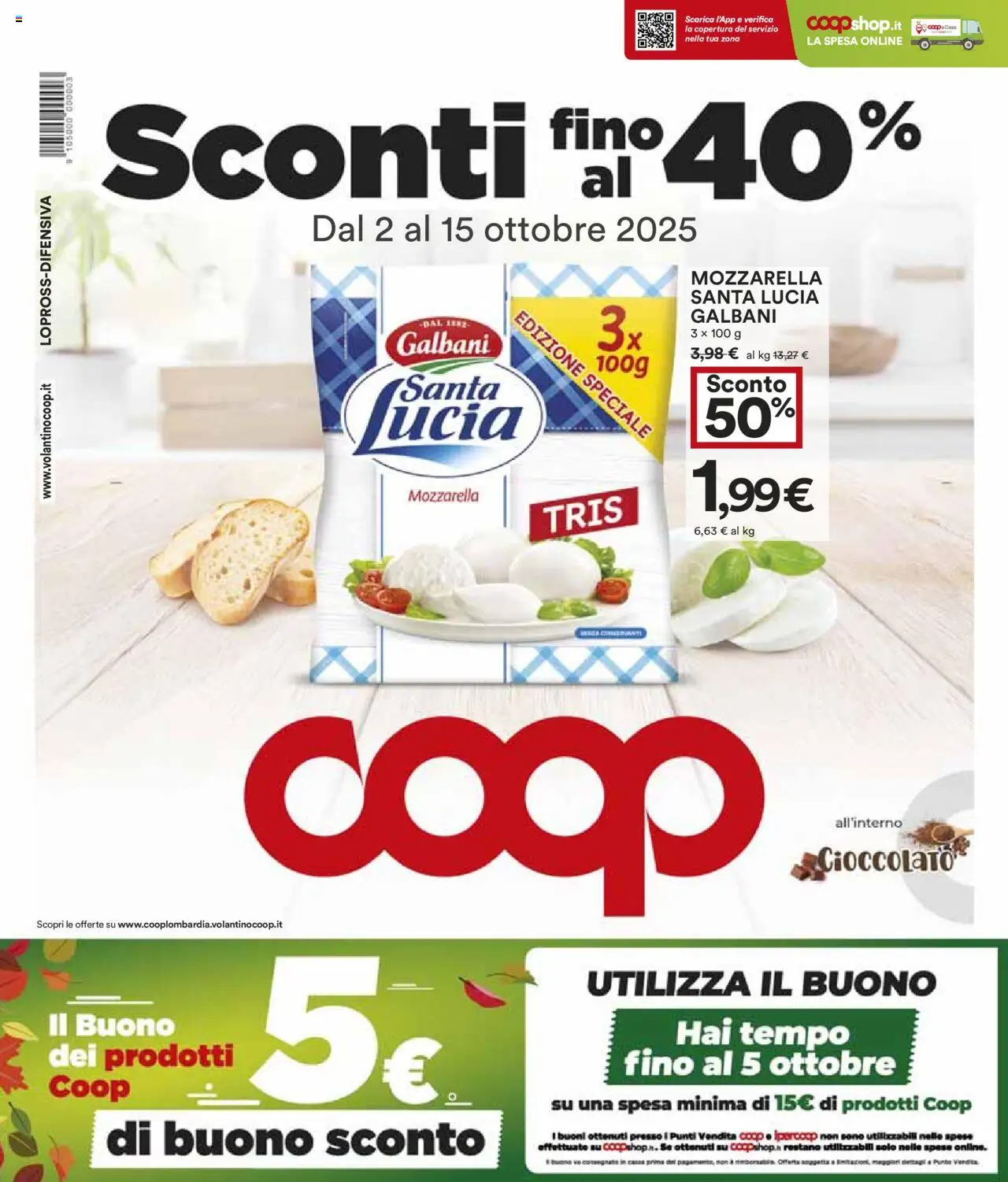 Volantino COOP	 - pagina 1 - valido dal 02/10/2025