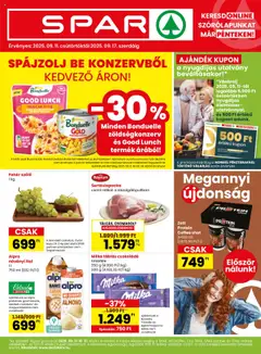 Előnézet Spar Akciós újság érvényes 2025.09.11.-tól