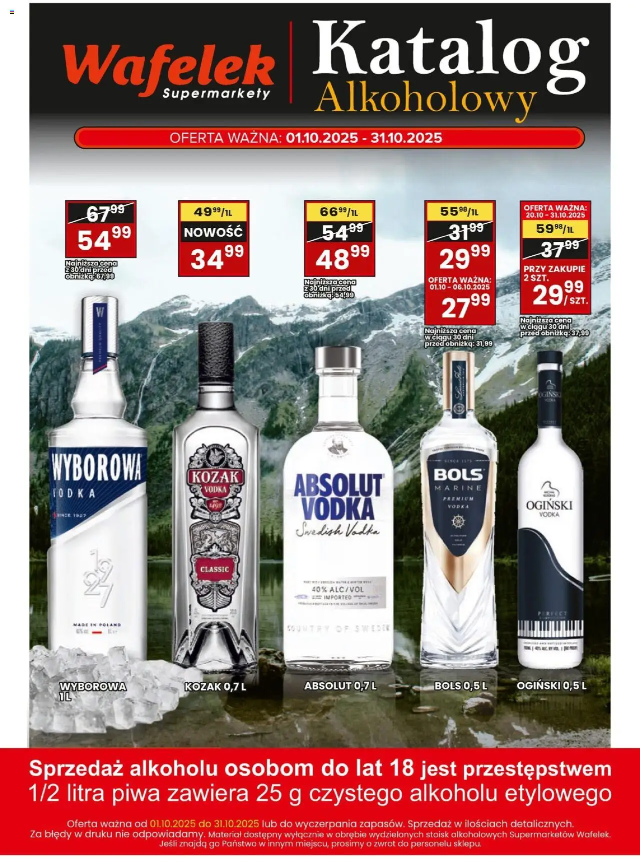 Wafelek Gazetka alkoholowa - strona 1- ważny od 01.10.2025