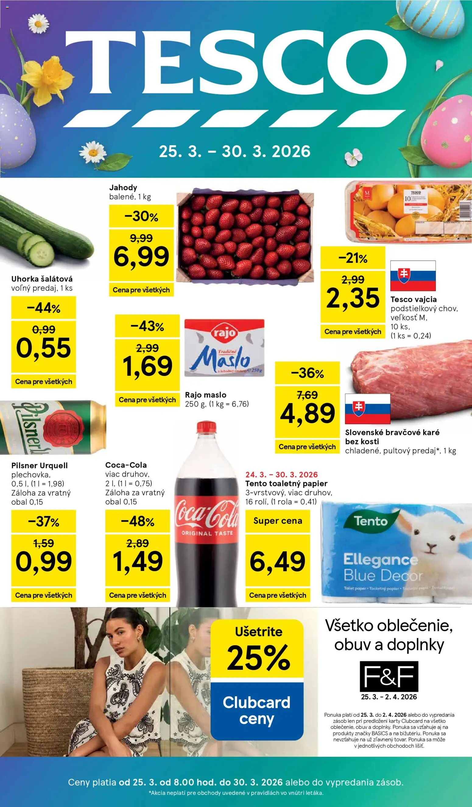 Tesco Hypermarket - leták - strana 1- platný od 25.03.2026