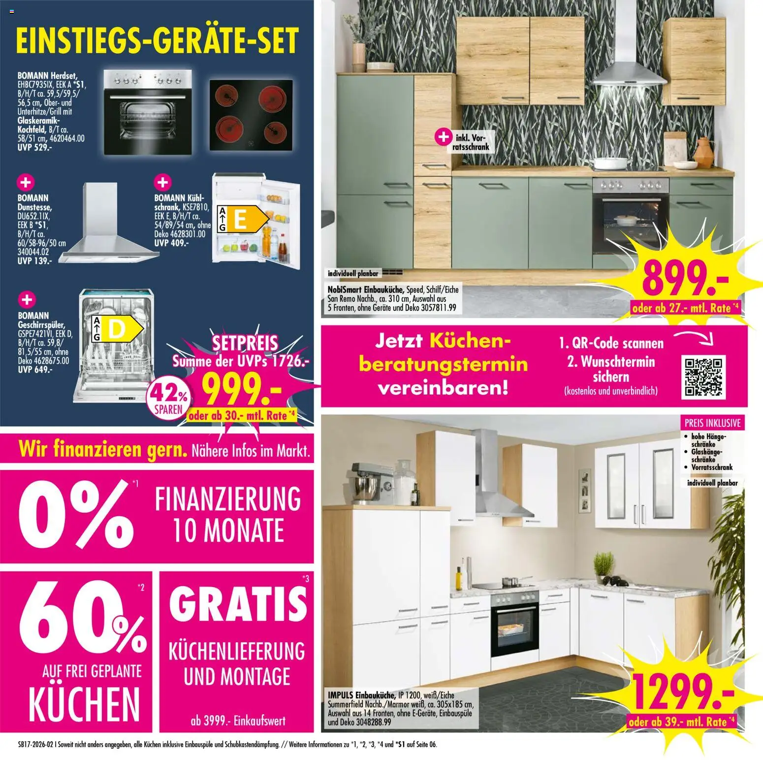 SB Möbel Boss Prospekt 	 - Seite 2 - gültig ab 18.04.2026