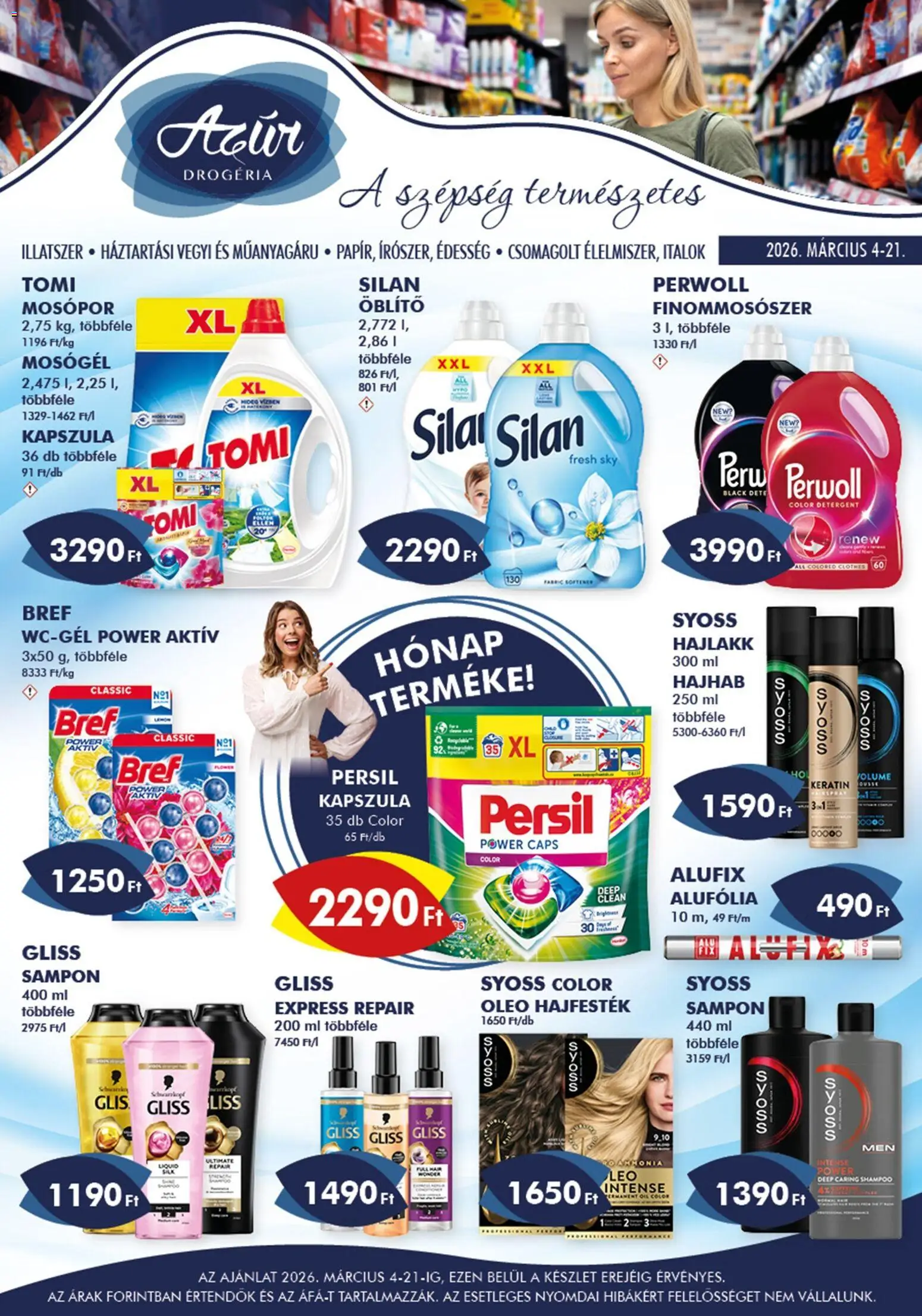 Azur akciós újság - 1oldal - érvényes 2026.03.04.-tól