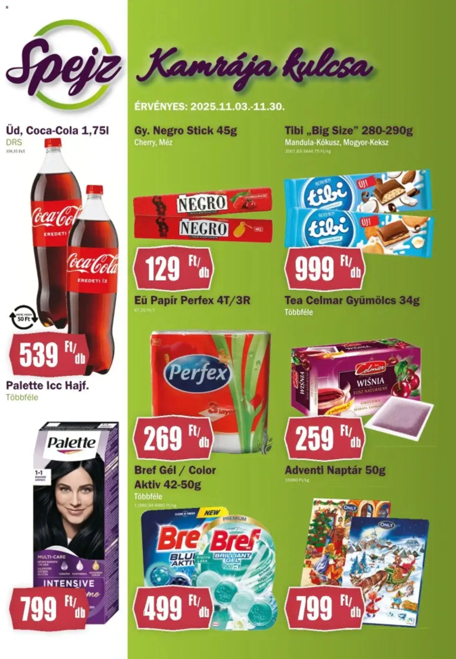 FullDiszkont Akciós újság - 1oldal - érvényes 2025.11.03.-tól