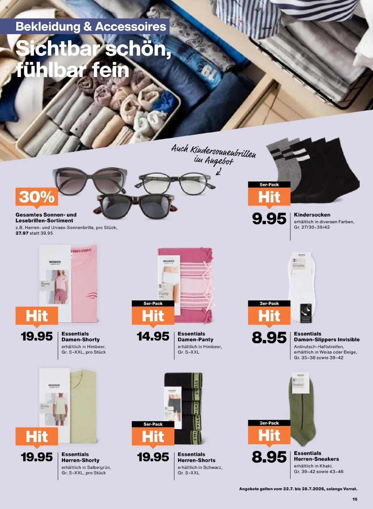 Migros Aktionen - Seite 15- gültig ab 22.07.2025