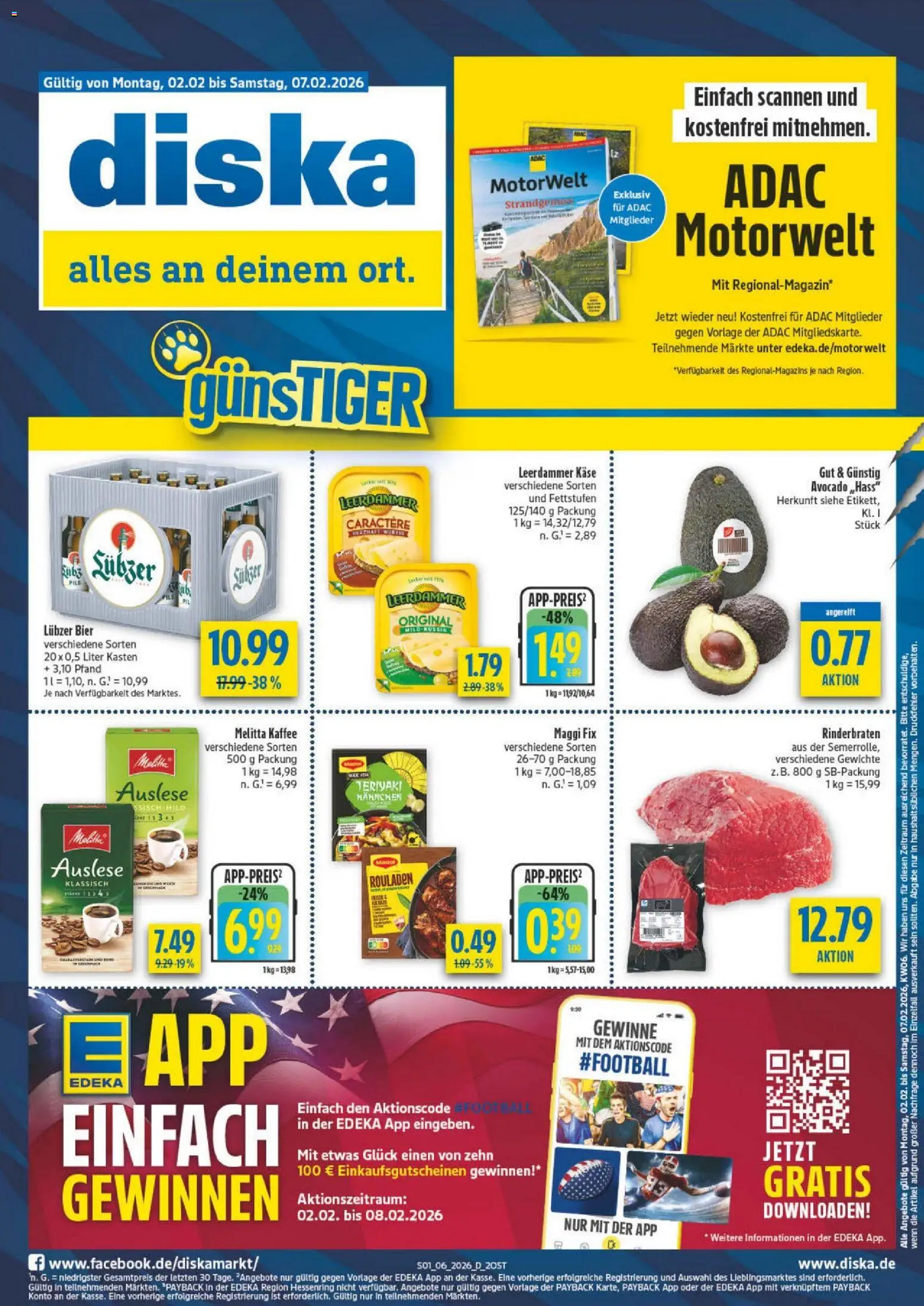 Diska - Diska Angebote Sachsen-Thüringen KW06 - Seite 1 - gültig ab 02.02.2026
