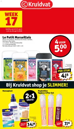 Kruidvat folder week 17 geldig vanaf 21/04/2026