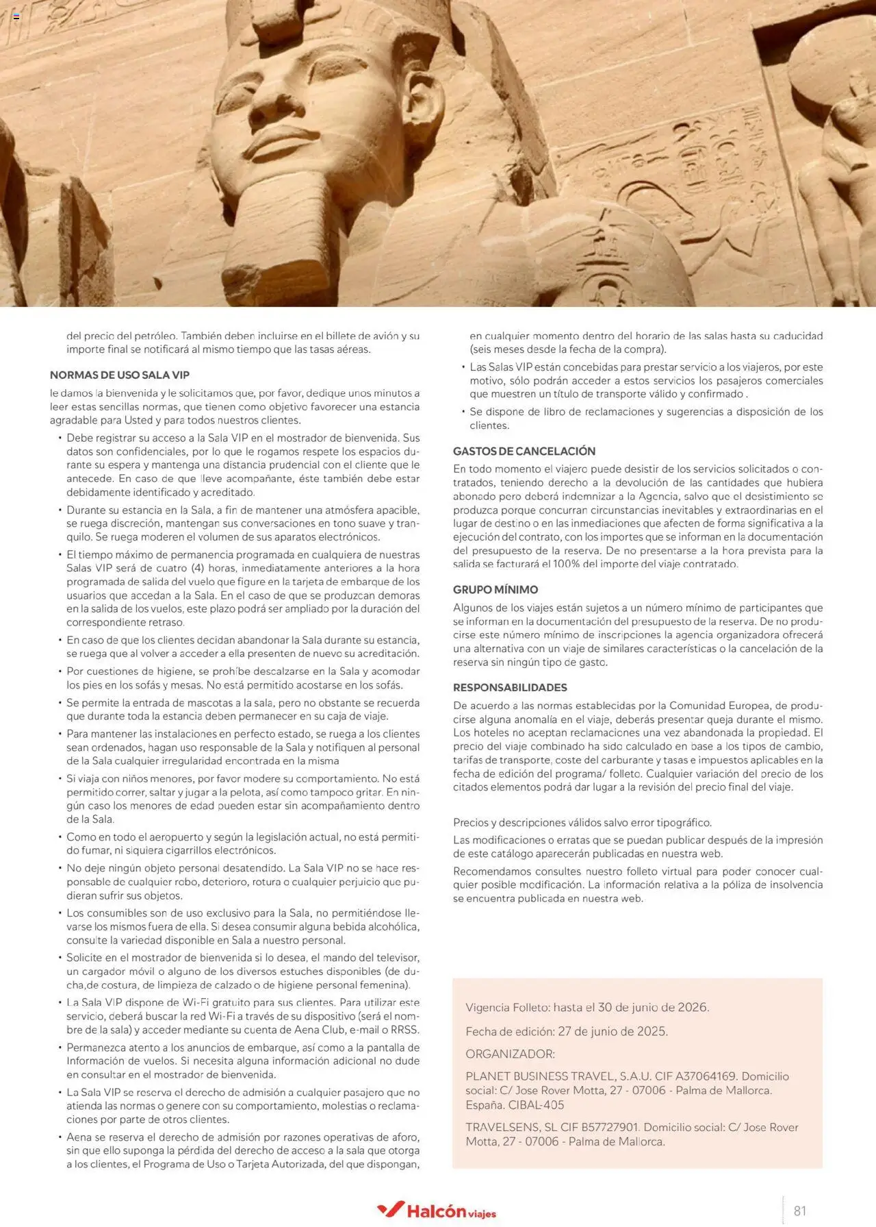 Halcón Viajes Egipto - Página de 81 - Válido desde 01/07/2025