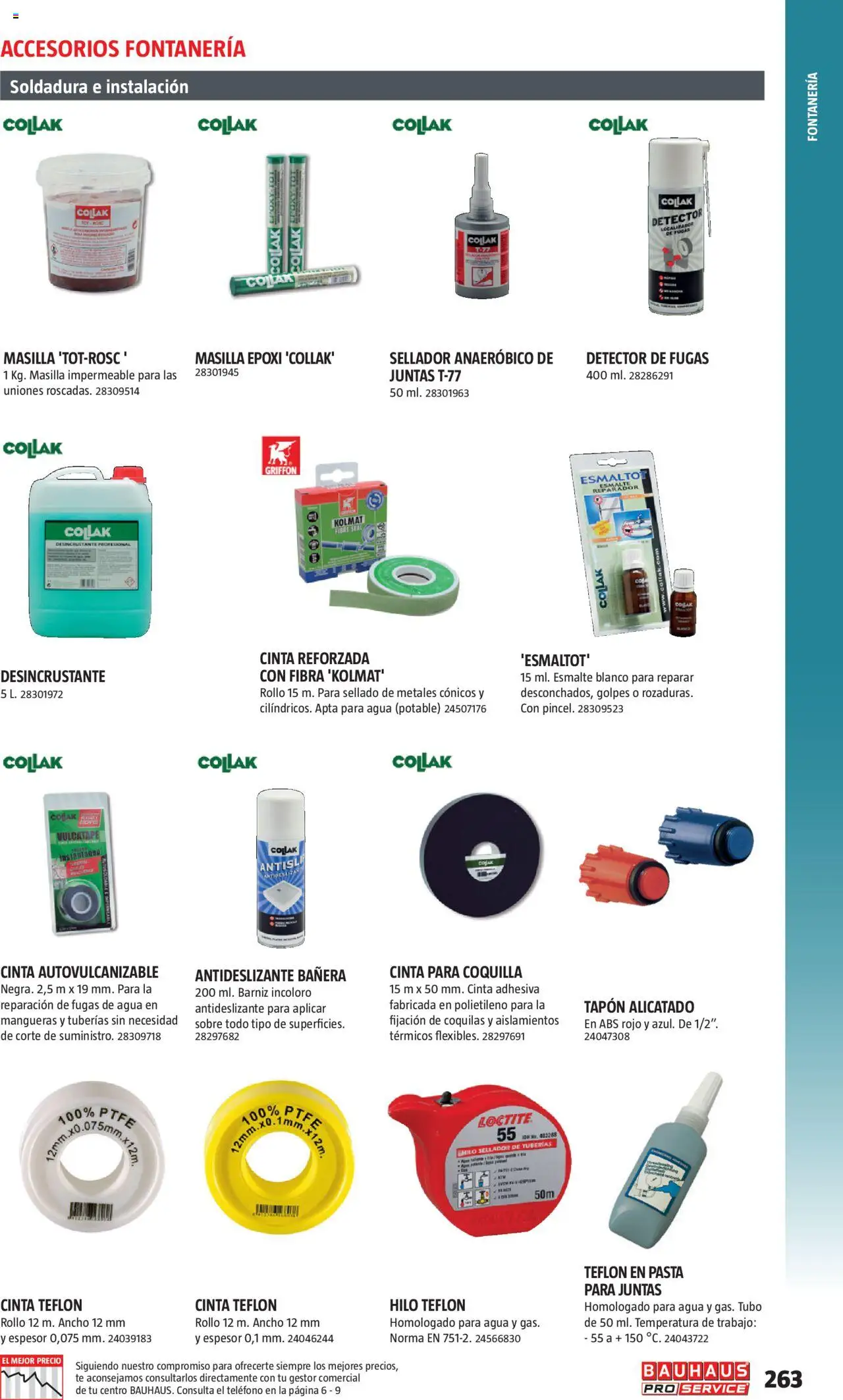 Bauhaus - ProService  - Página de 263 - Válido desde 24/02/2025