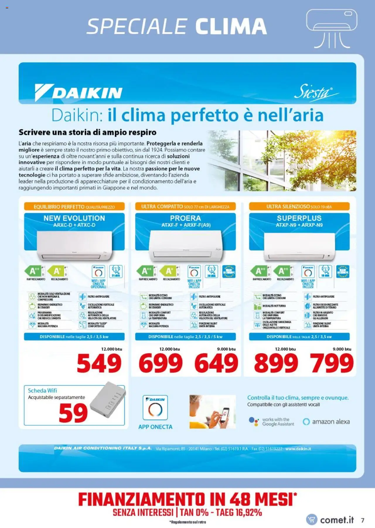 Comet Clima catalogo - pagina 7 - valido dal 15/07/2025
