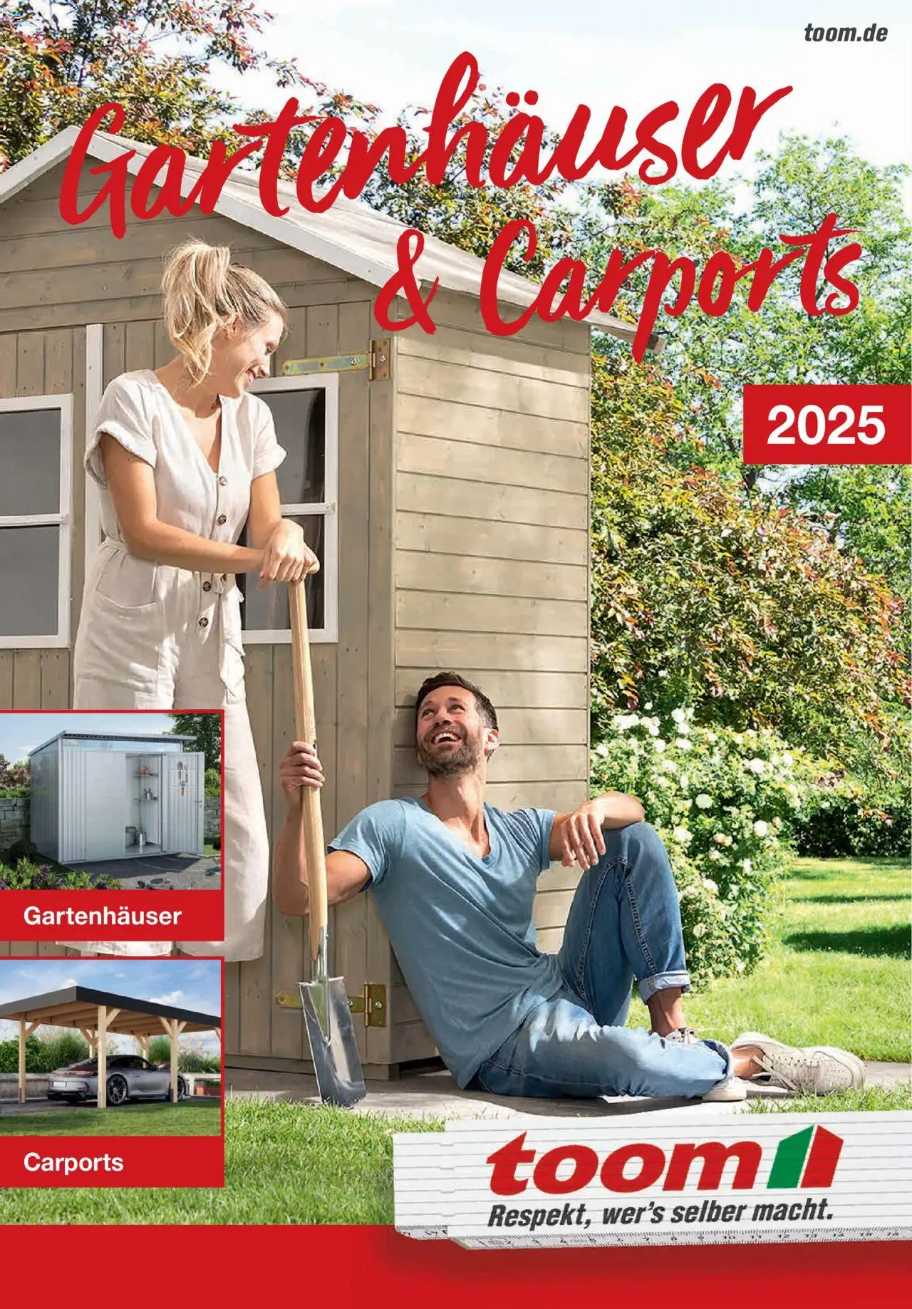 Toom Baumarkt Gartenhäuser & Carports  - Seite 1 - gültig ab 01.01.2025