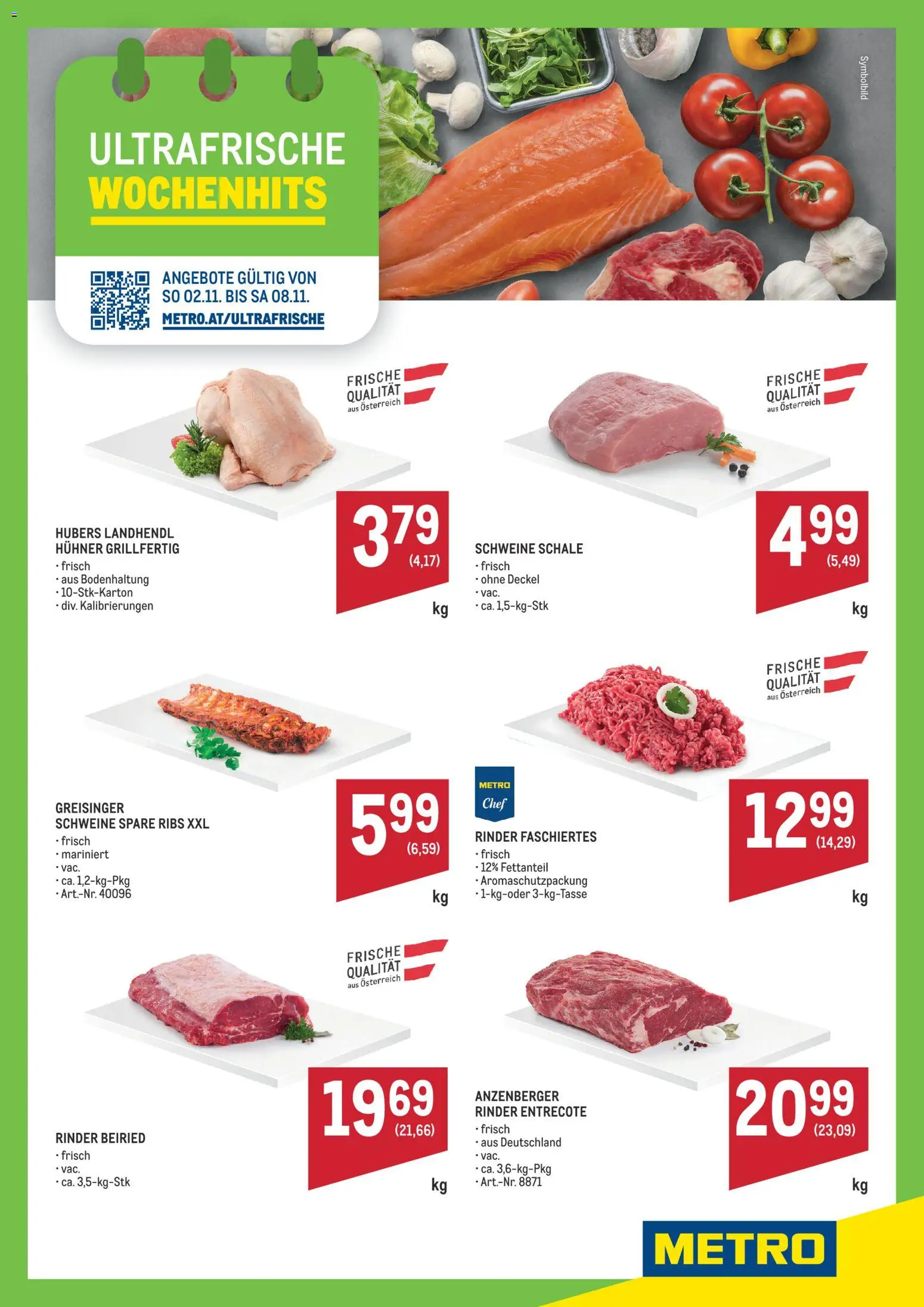 Metro angebote Wochenhits - Seite 1- gültig ab 02.11.2025