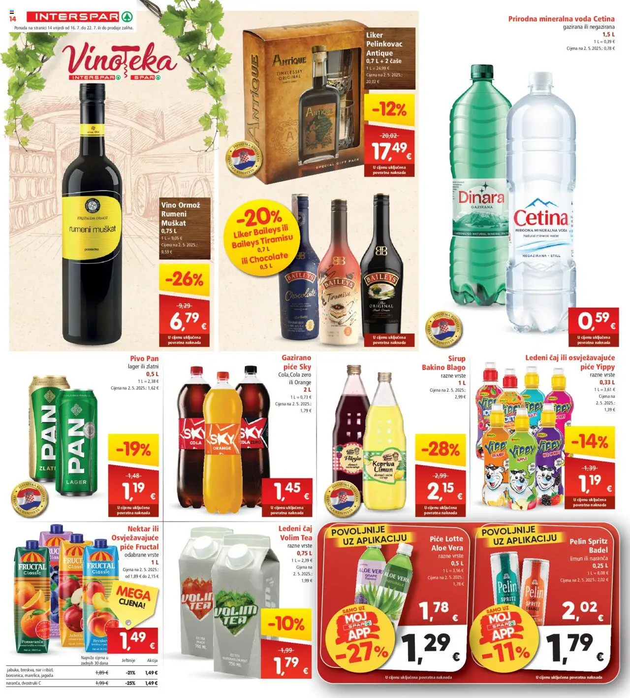 Katalog Interspar - stranica 14- važeći od 16.07.2025