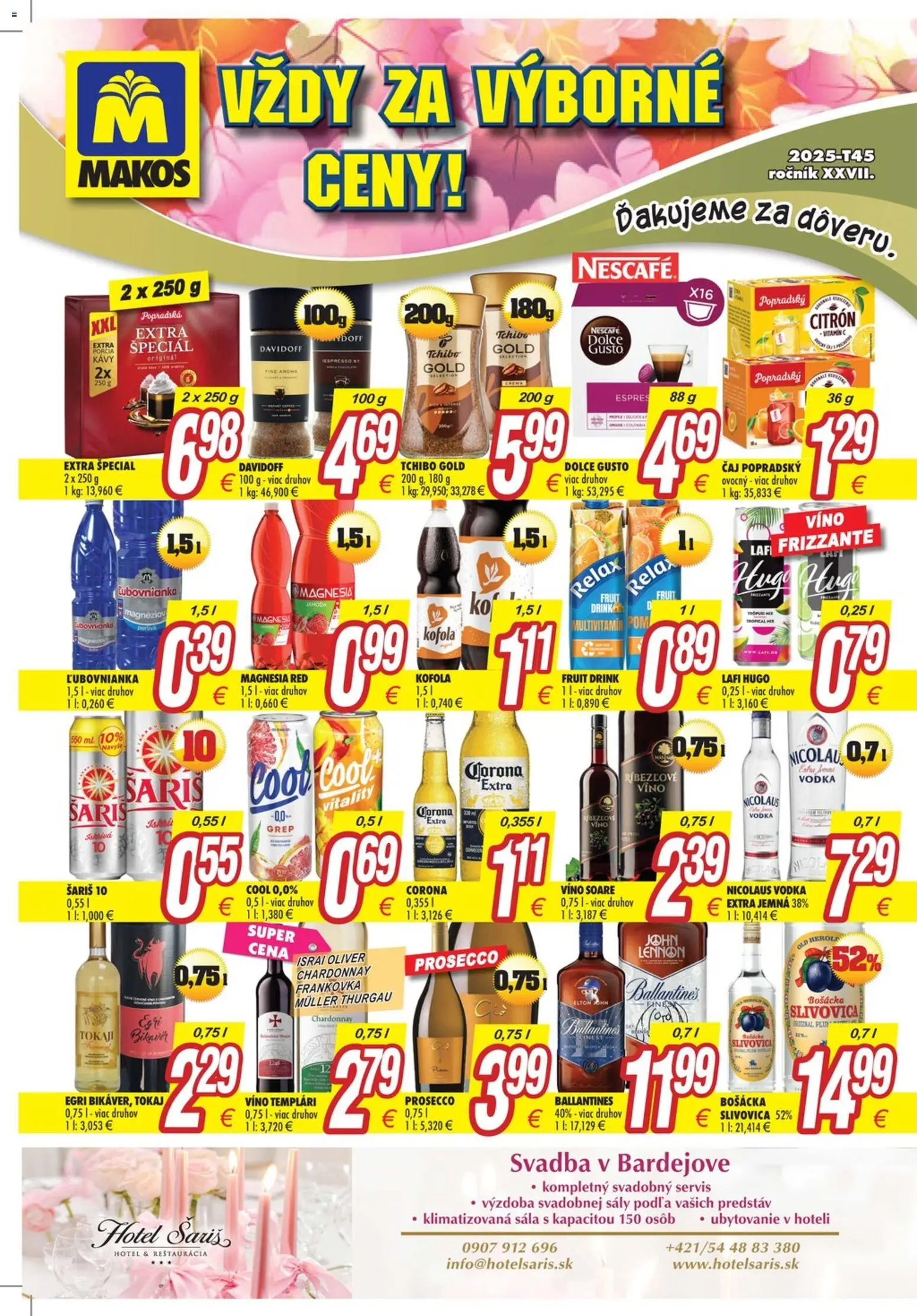 Makos leták - strana 1- platný od 03.11.2025
